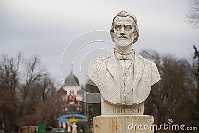 Nicolae BÄƒlcescu 29 June 1819 - 29 November 1852 was a Romanian Wallachian soldier, historian, journalist, and leader of the 184 Stock Photo